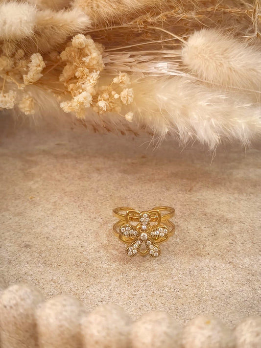 Bague Milena anti-stress en acier inoxydable