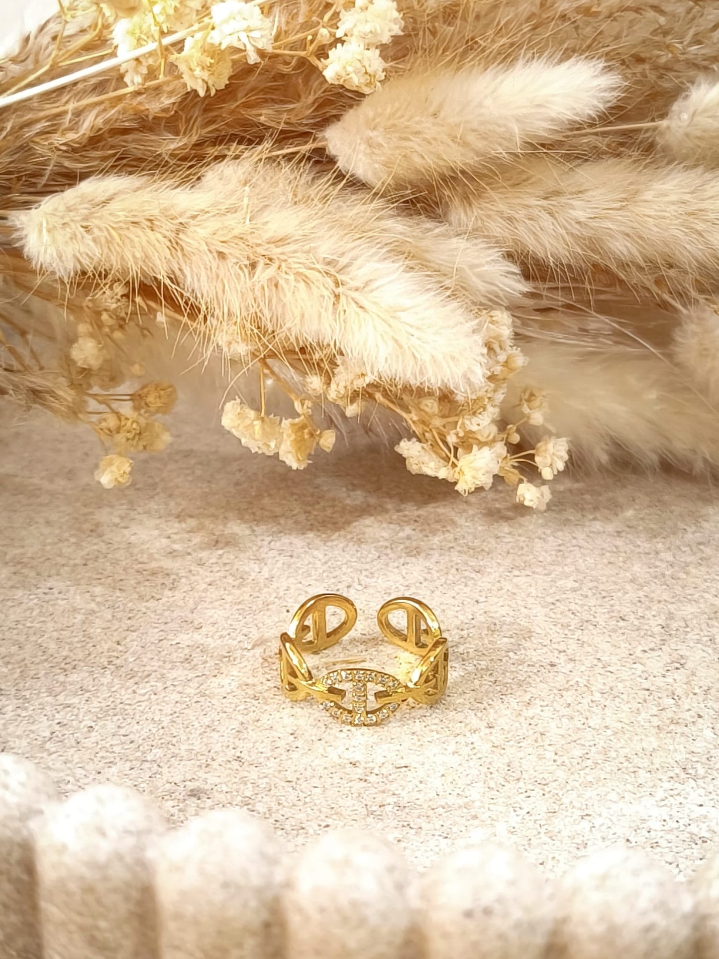 Bague Maria en acier inoxydable