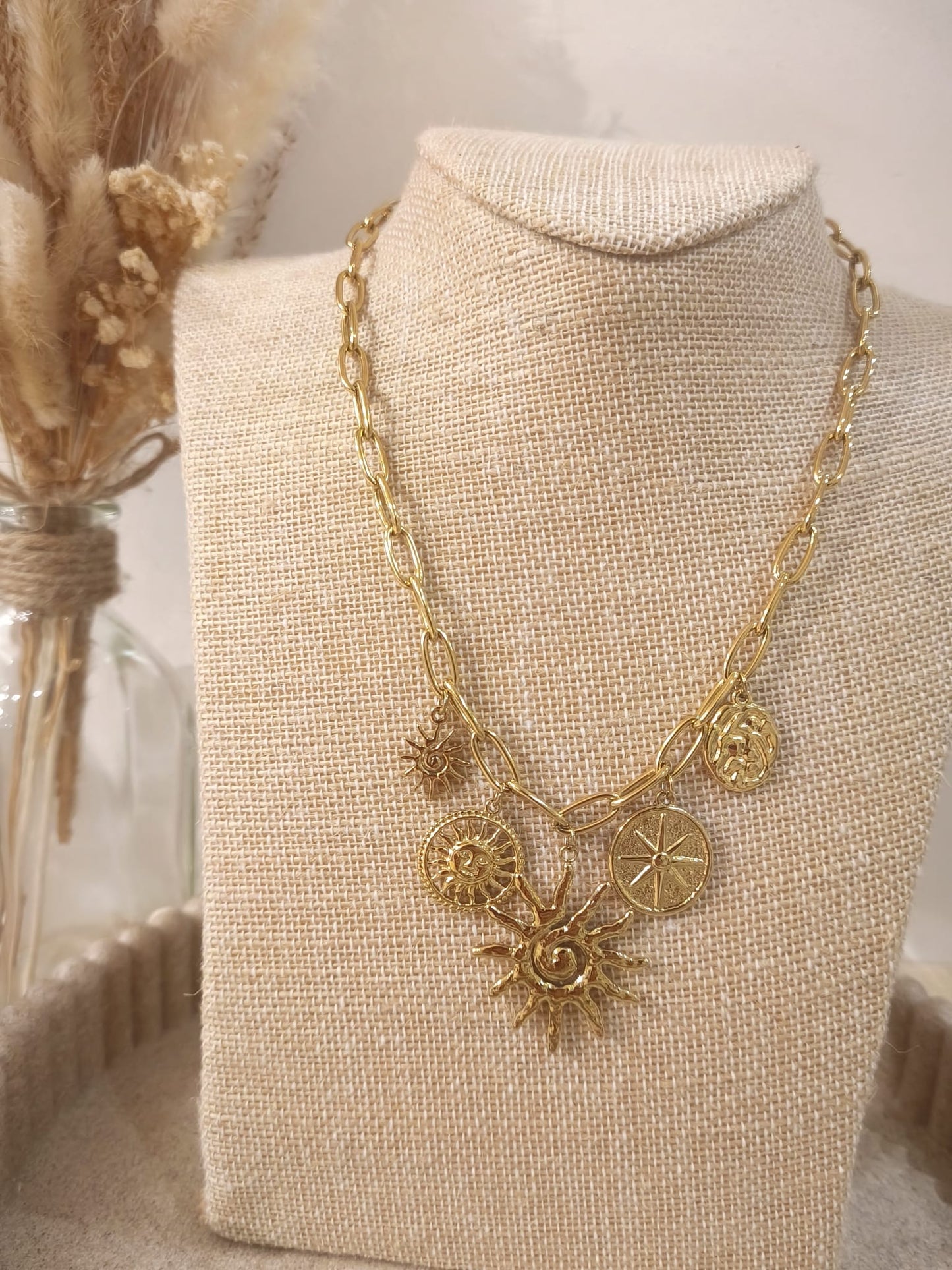 Collier Théo en acier inoxydable