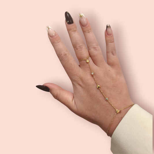 Chaîne de main Ismene en acier inoxydable