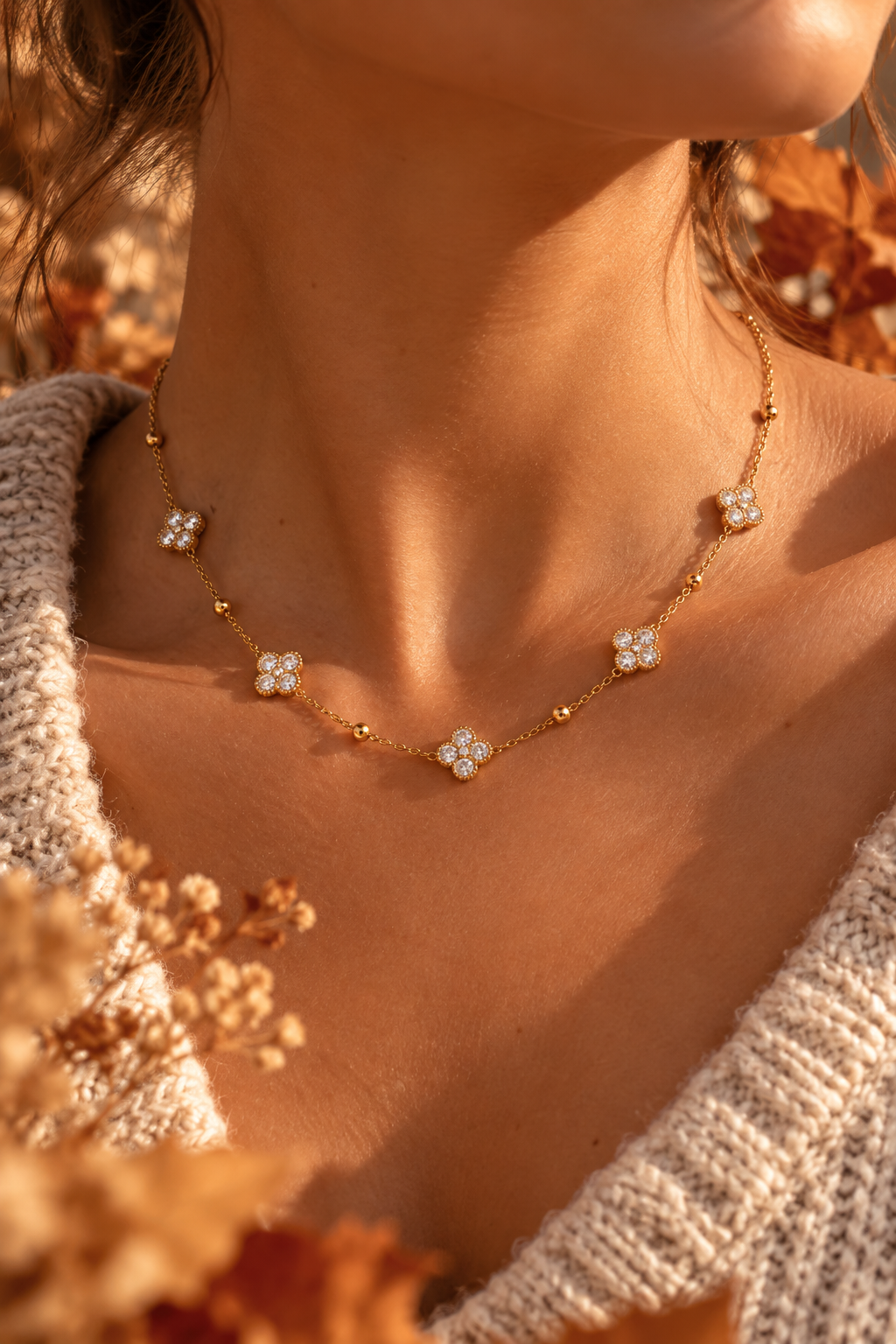 Collier Clara en acier inoxydable