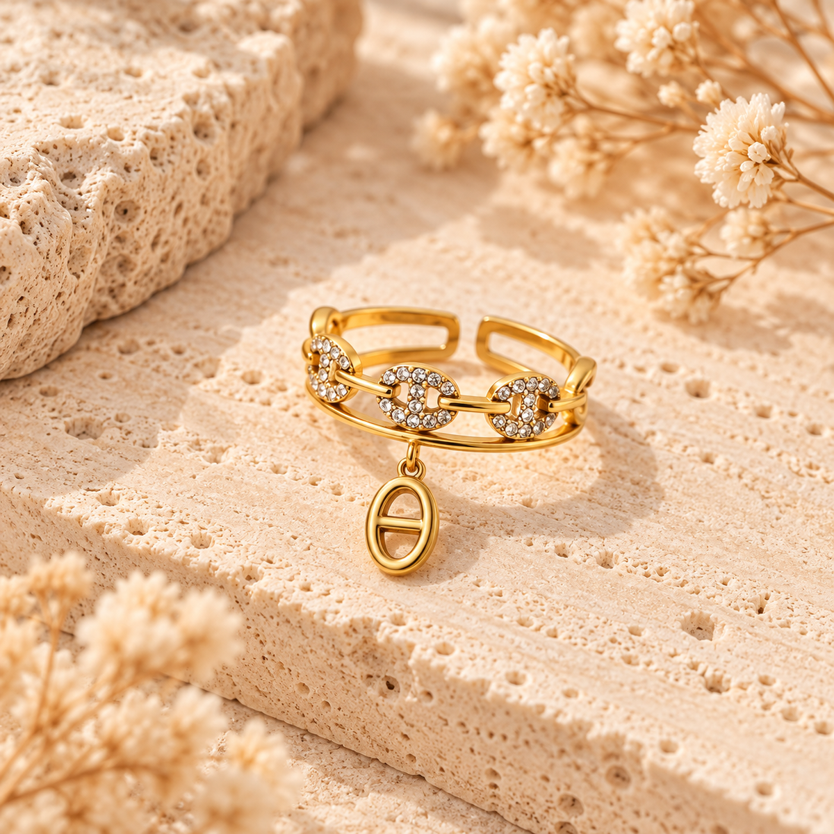 Bague Liza en acier inoxydable