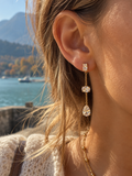 Boucles d'oreilles Ana en acier inoxydable