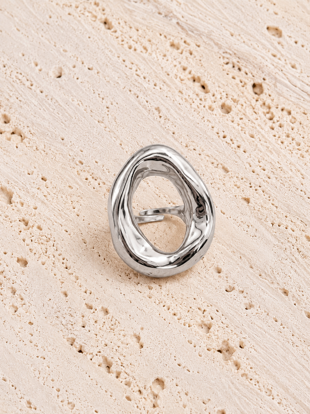 Bague Carenza en acier inoxydable
