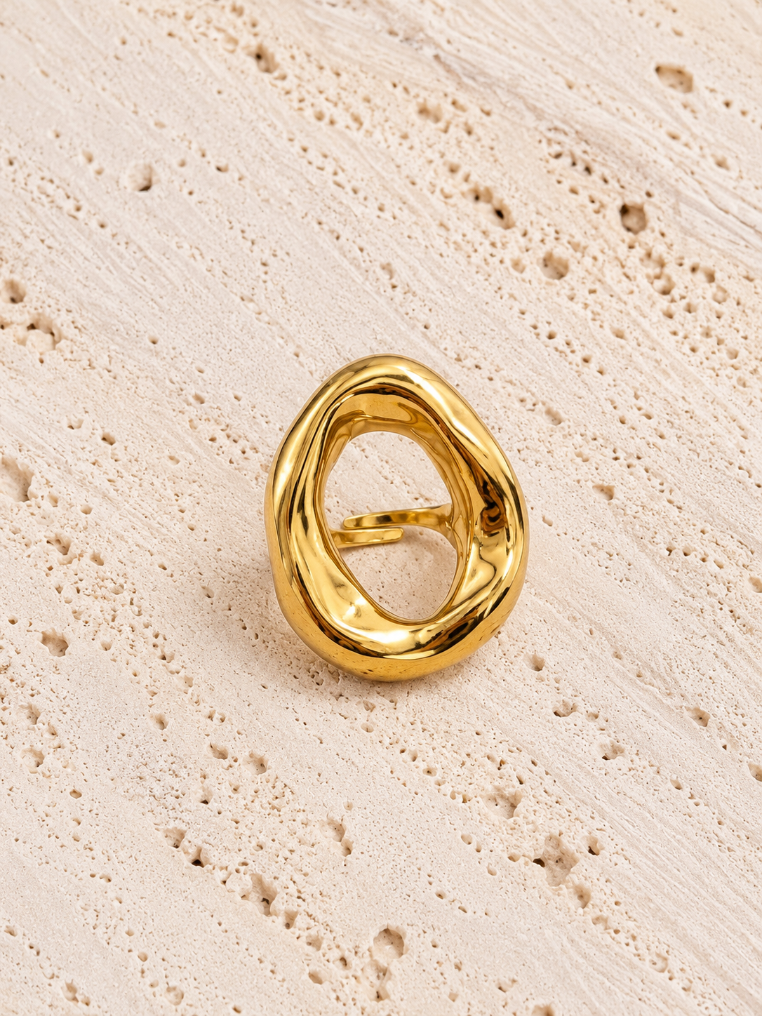 Bague Carenza en acier inoxydable
