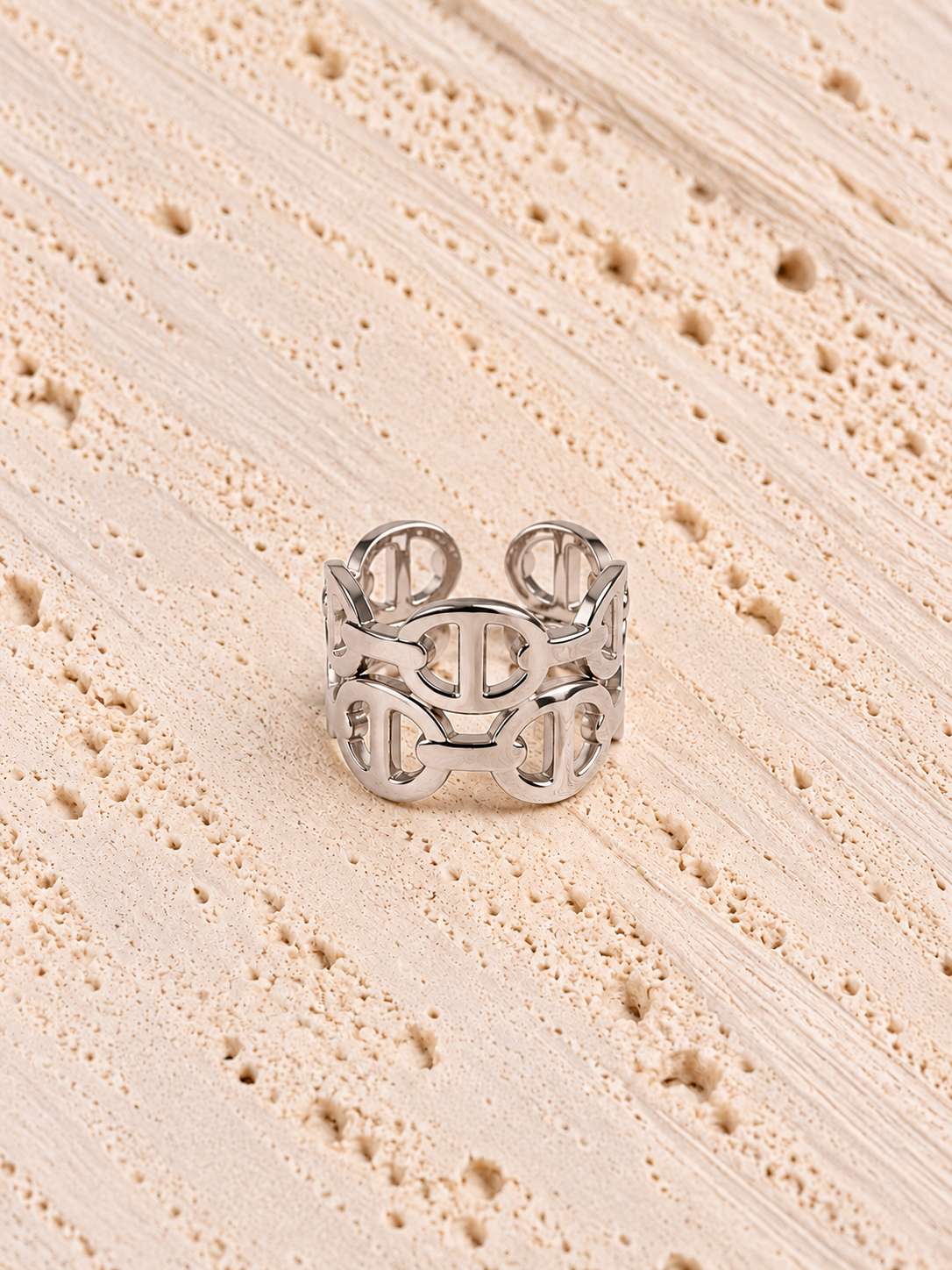 Bague Carine en acier inoxydable