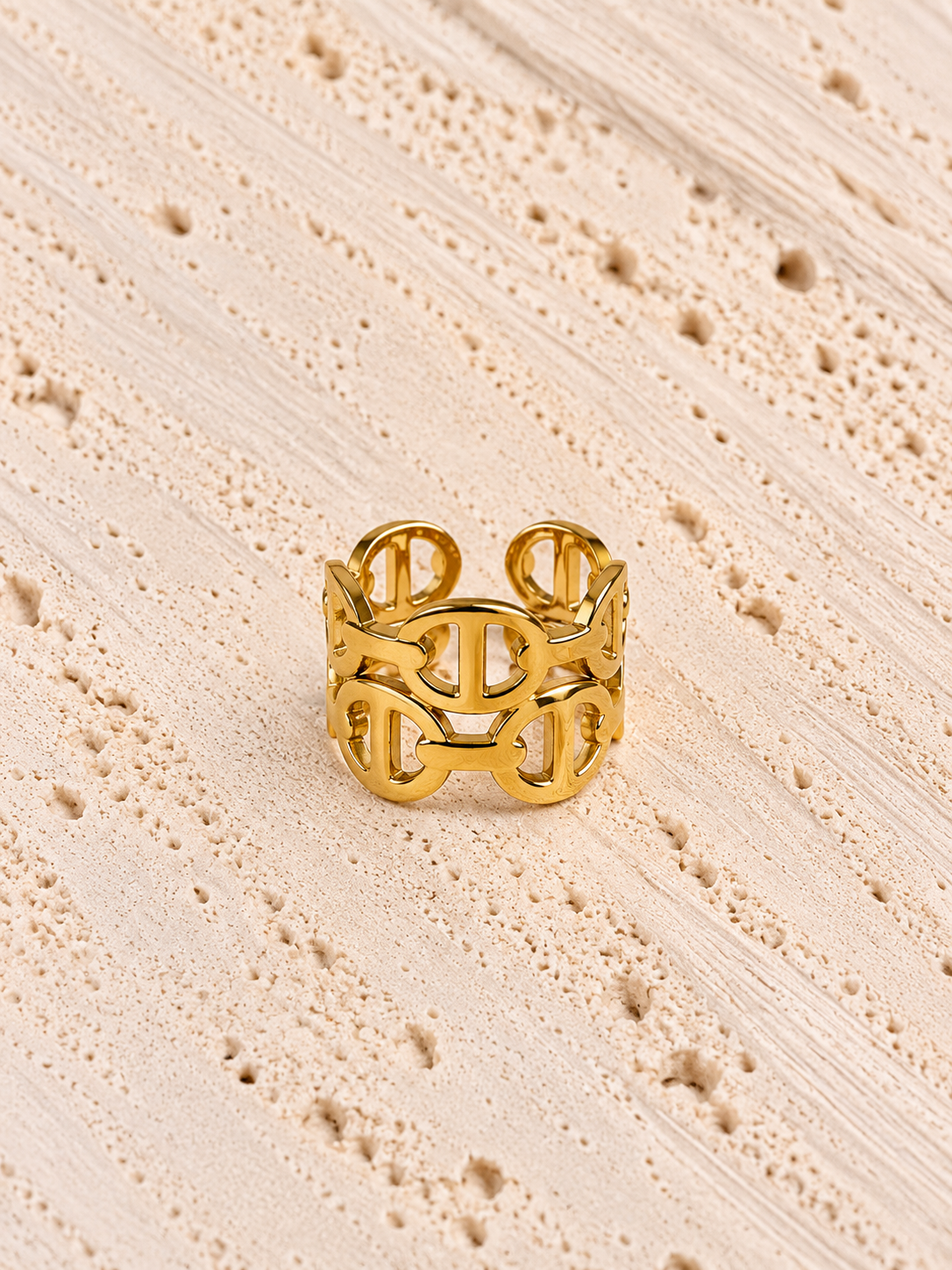Bague Carine en acier inoxydable