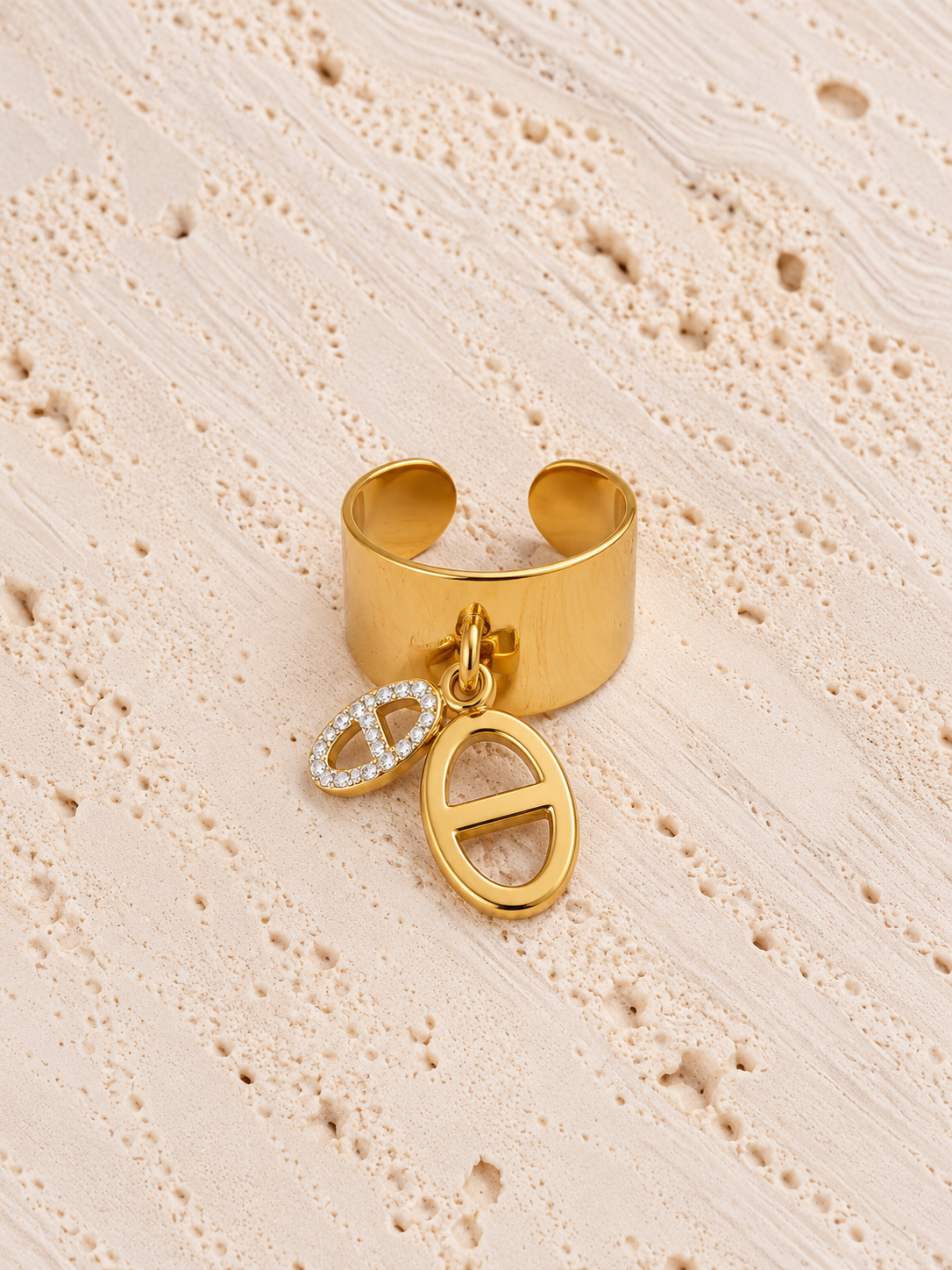 Bague Claire en acier inoxydable