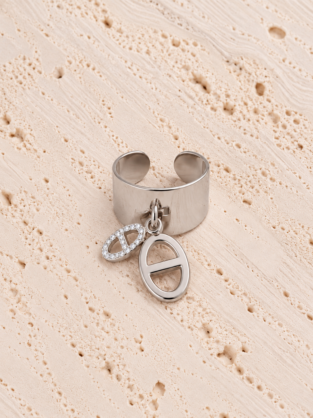 Bague Claire en acier inoxydable