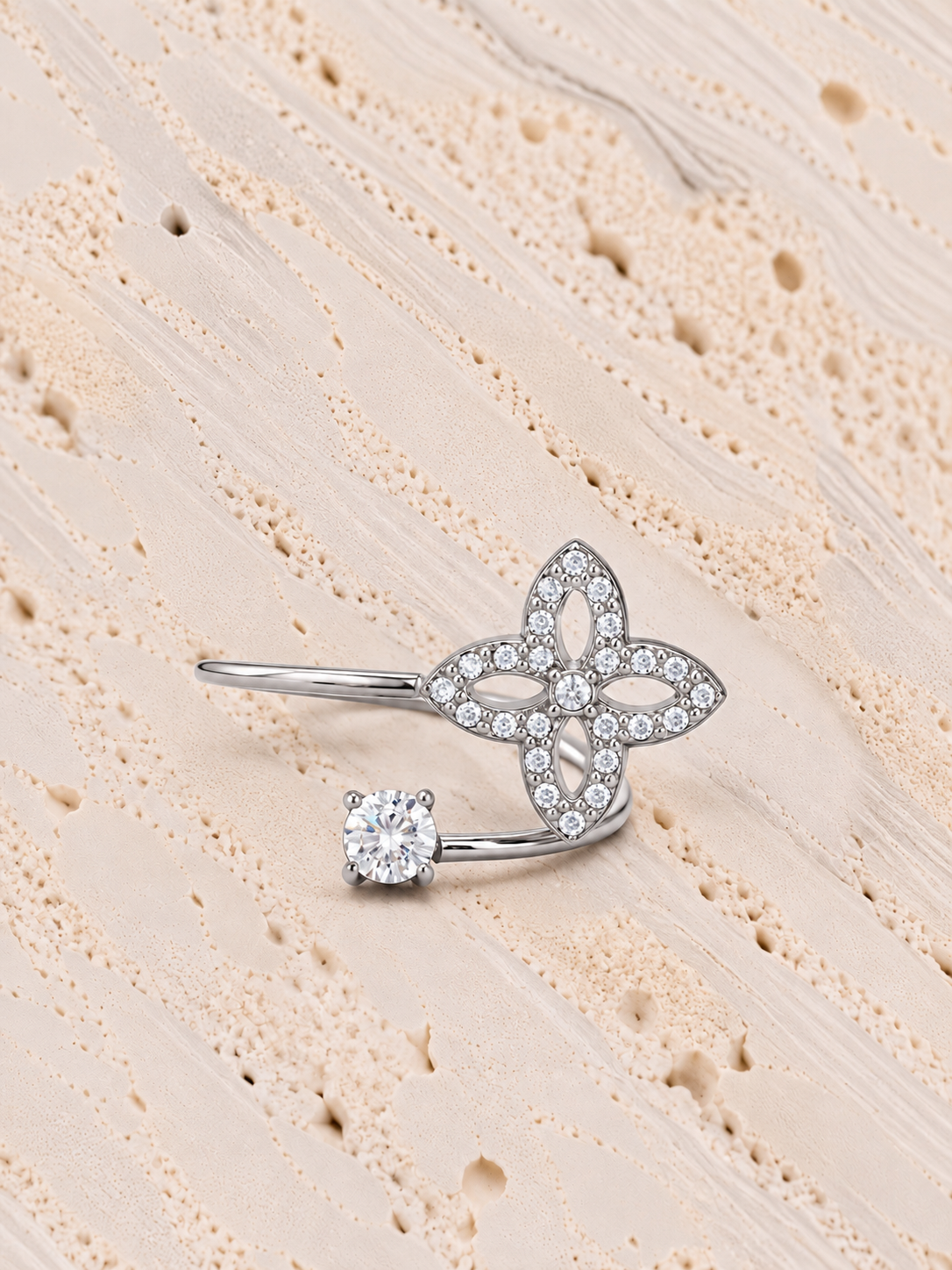 Bague Aveline en acier inoxydable
