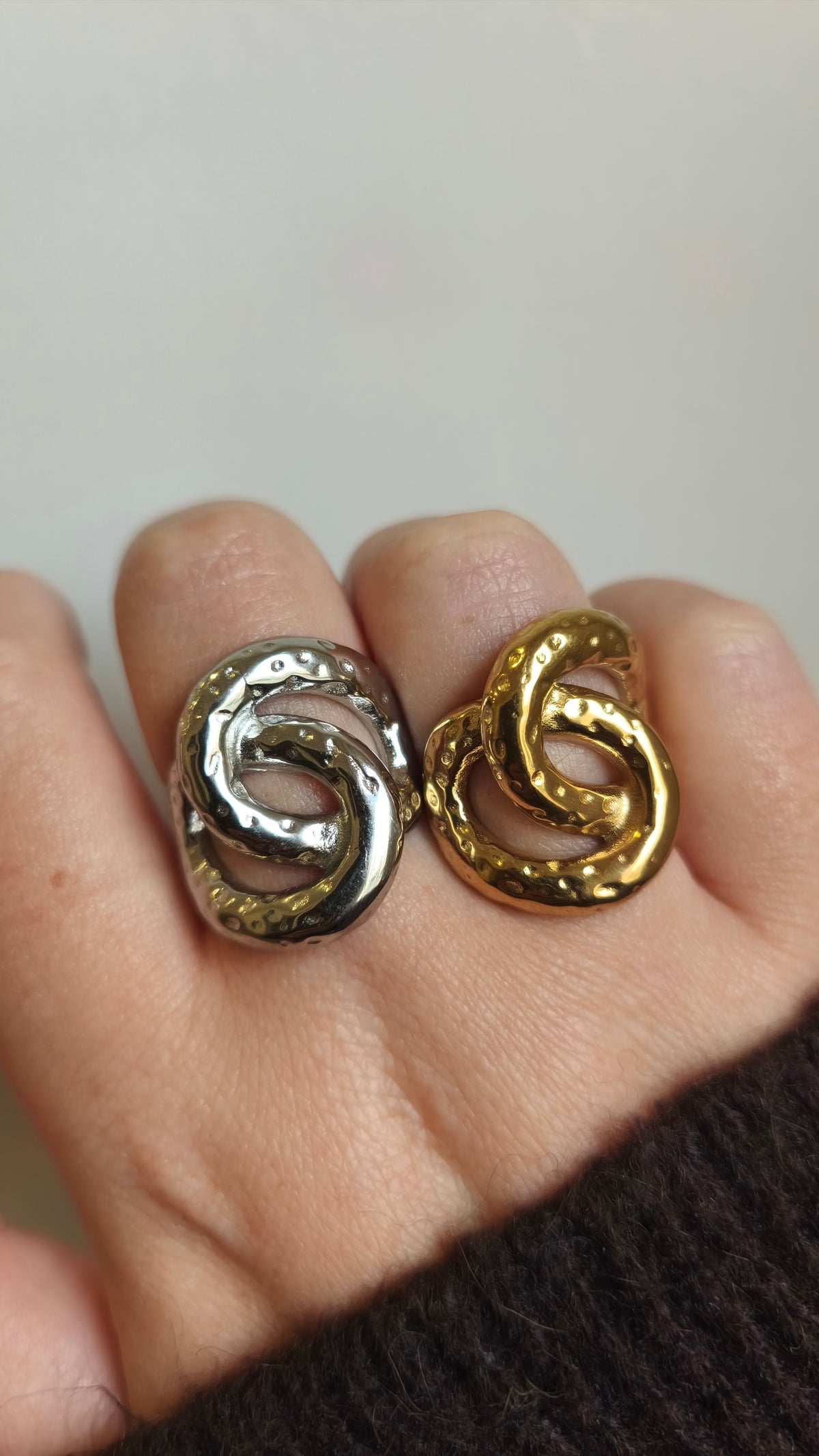 Bague Esther en acier inoxydable