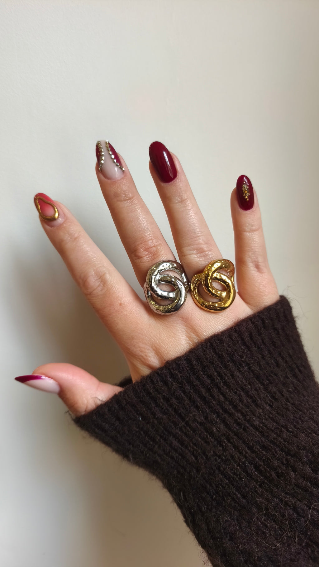 Bague Esther en acier inoxydable