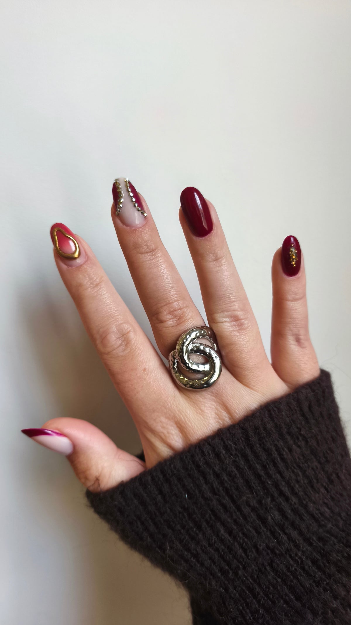 Bague Esther en acier inoxydable