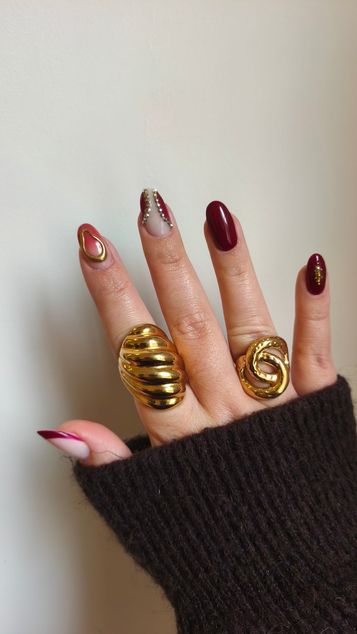 Bague Esther en acier inoxydable