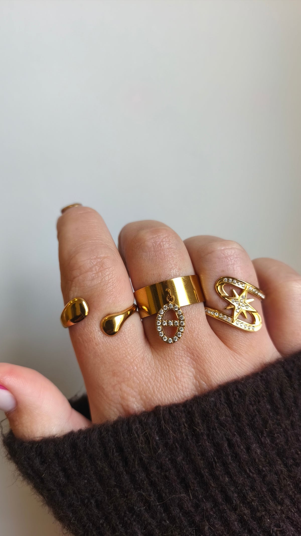 Bague Mina en acier inoxydable