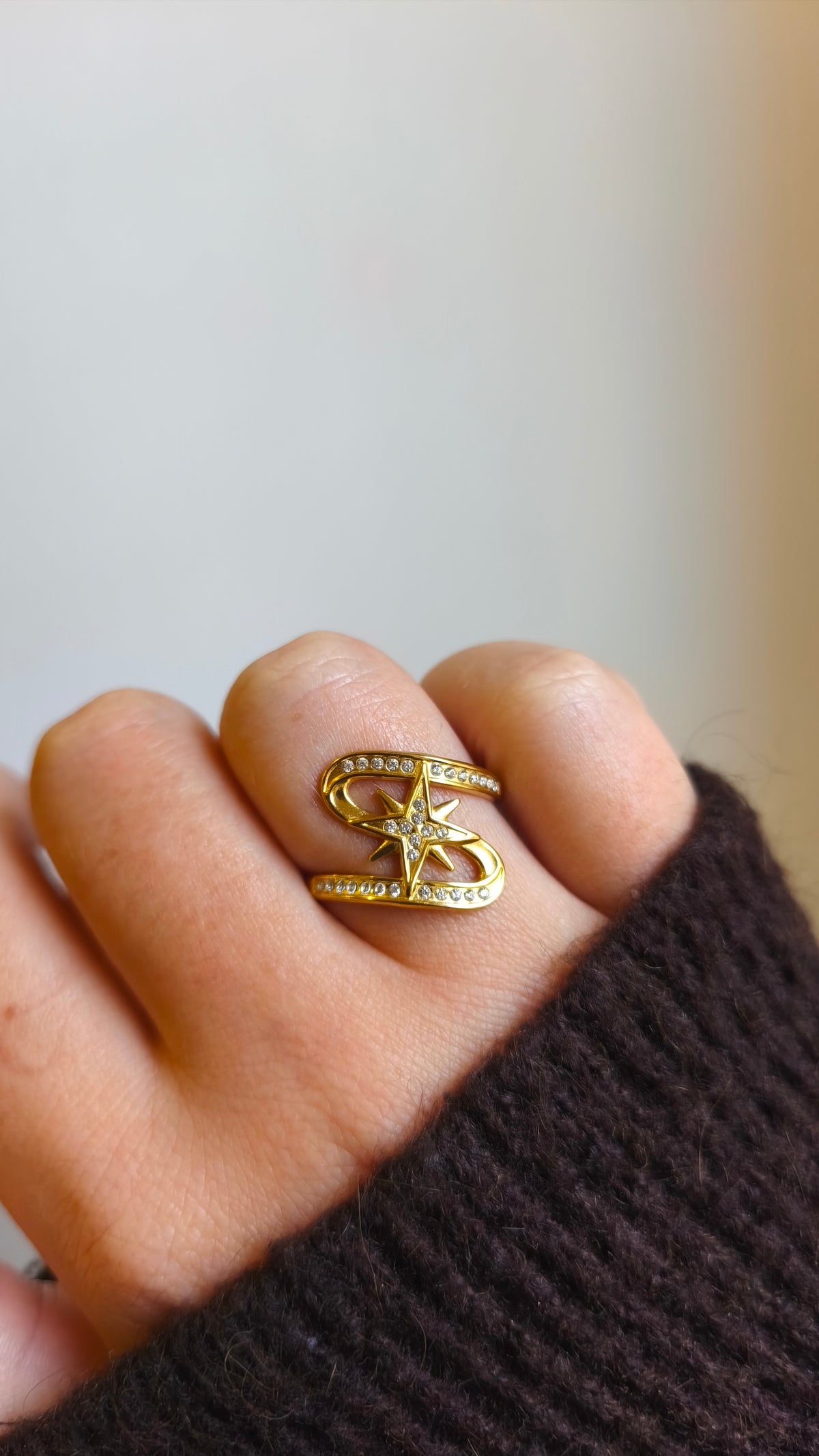 Bague Élinor en acier inoxydable