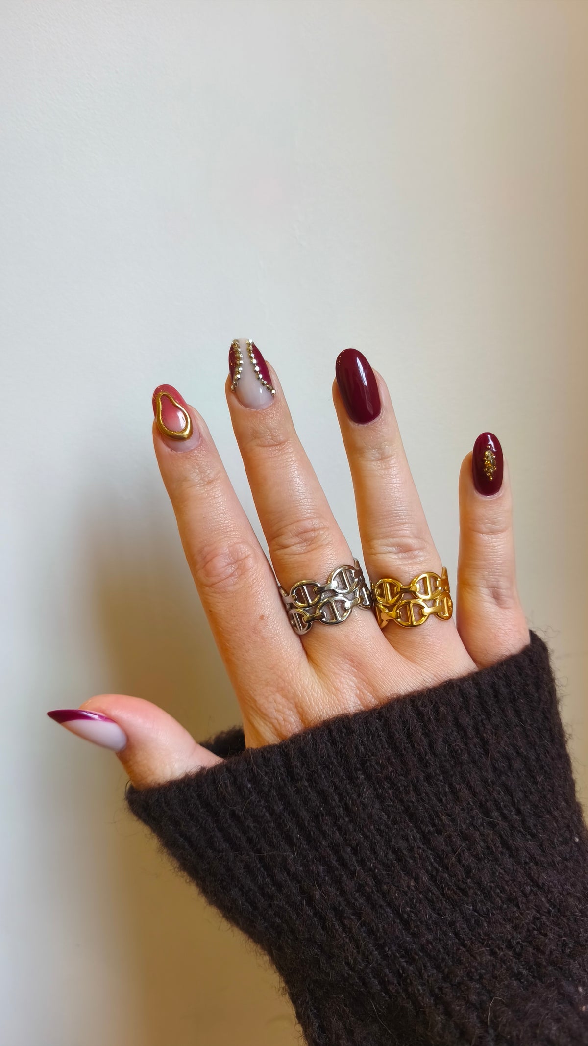 Bague Carine en acier inoxydable