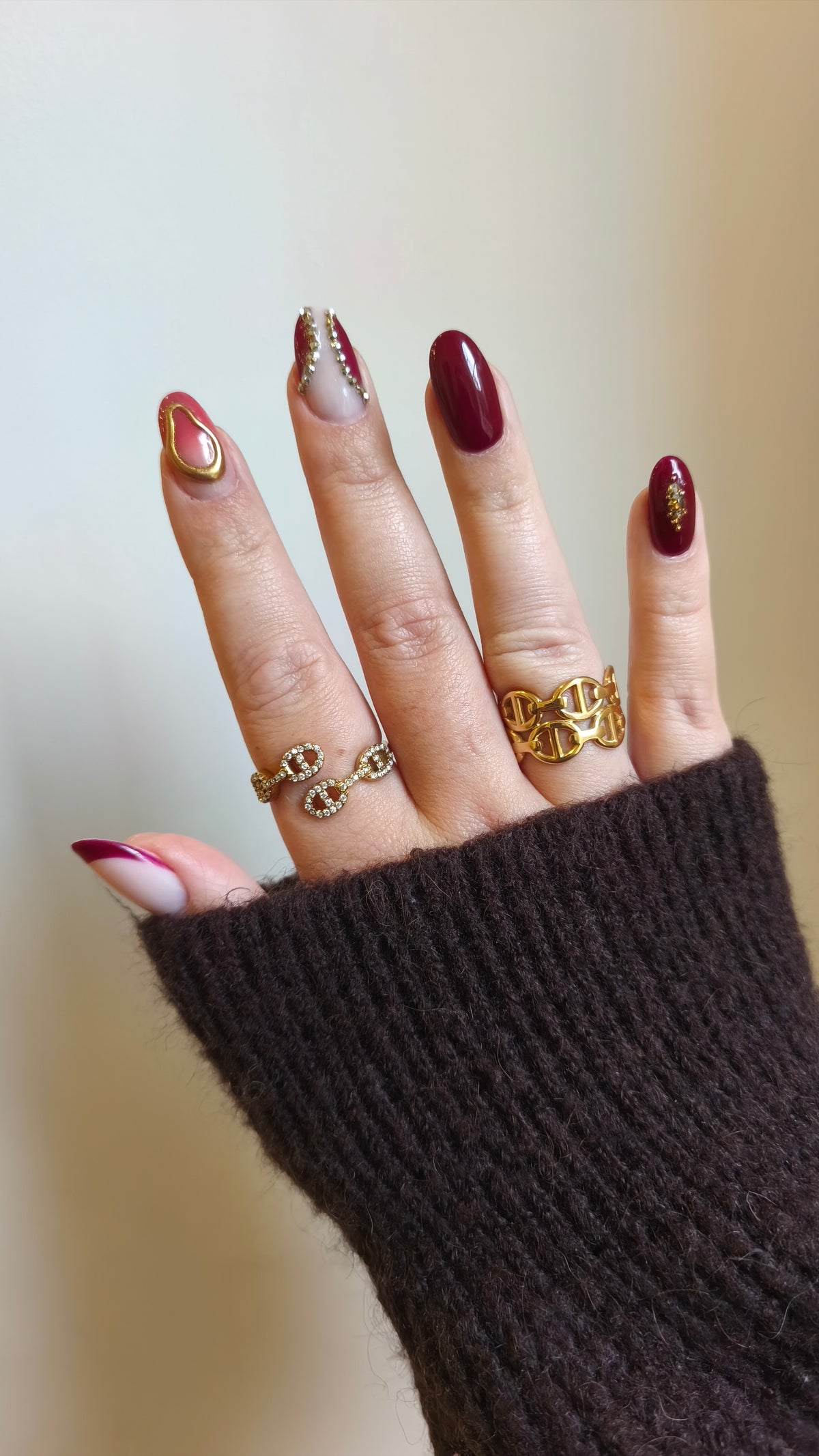 Bague Carine en acier inoxydable