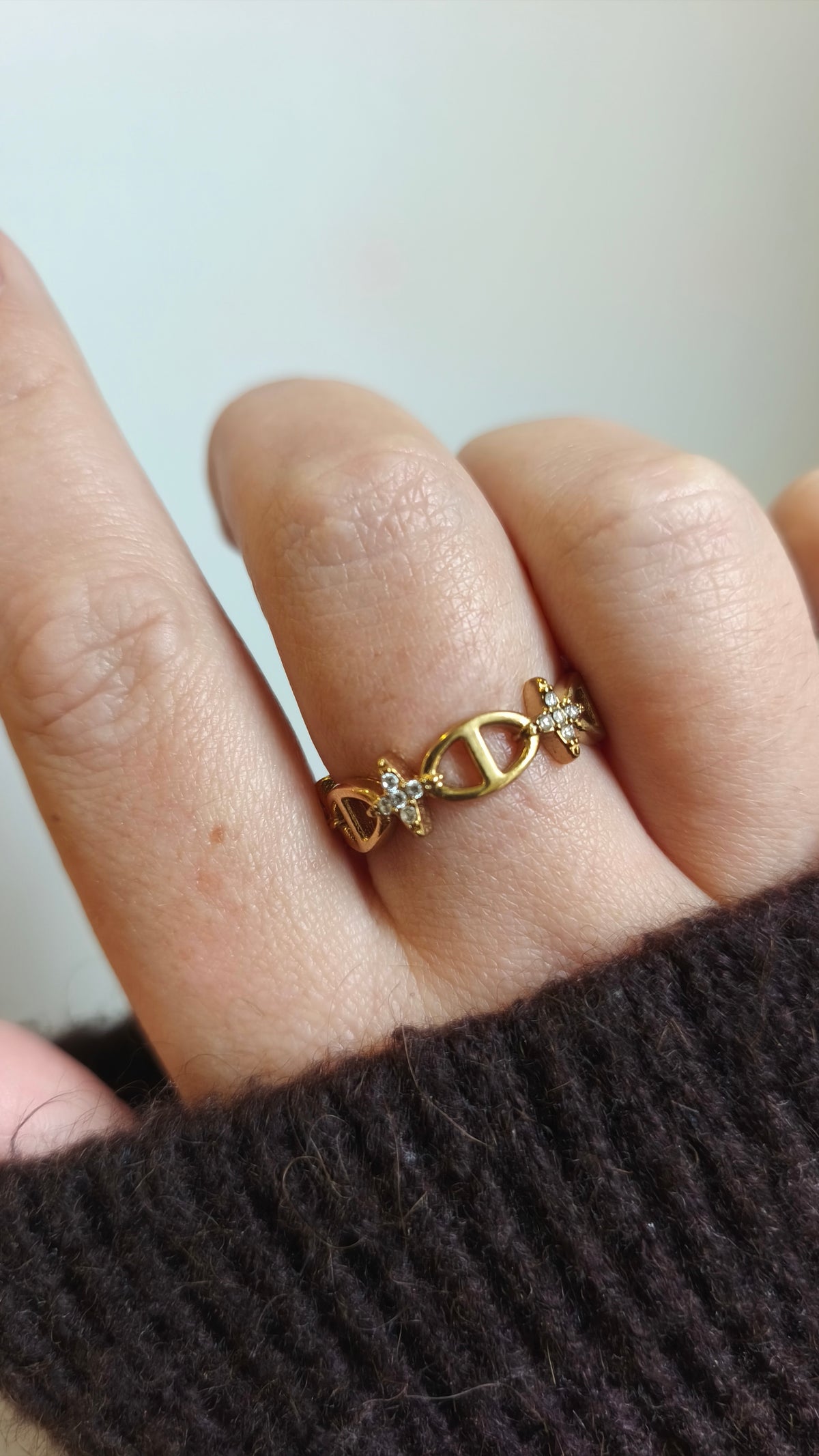 Bague Laurentine en acier inoxydable