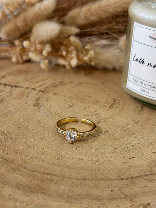 Bague Margot en acier inoxydable, élégante et moderne, idéale pour ajouter une touche délicate et raffinée à votre look.
