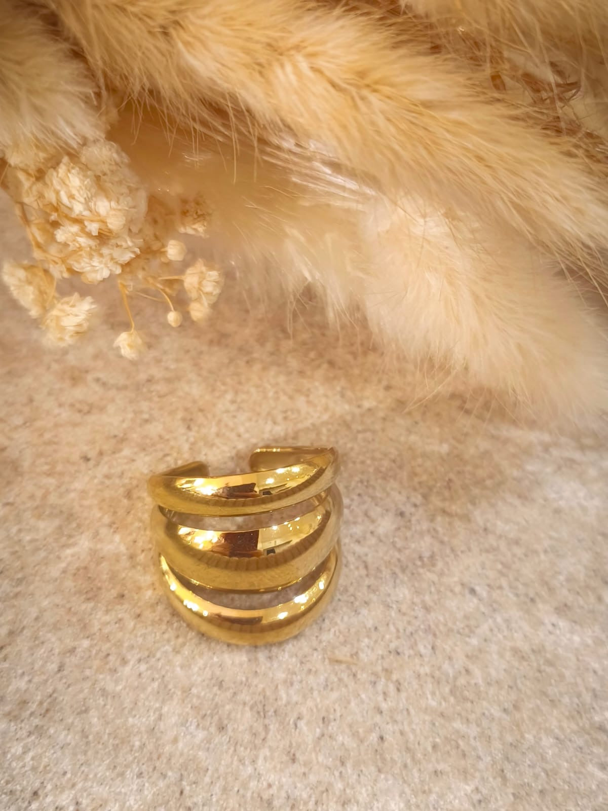 Bague Justine en acier inoxydable