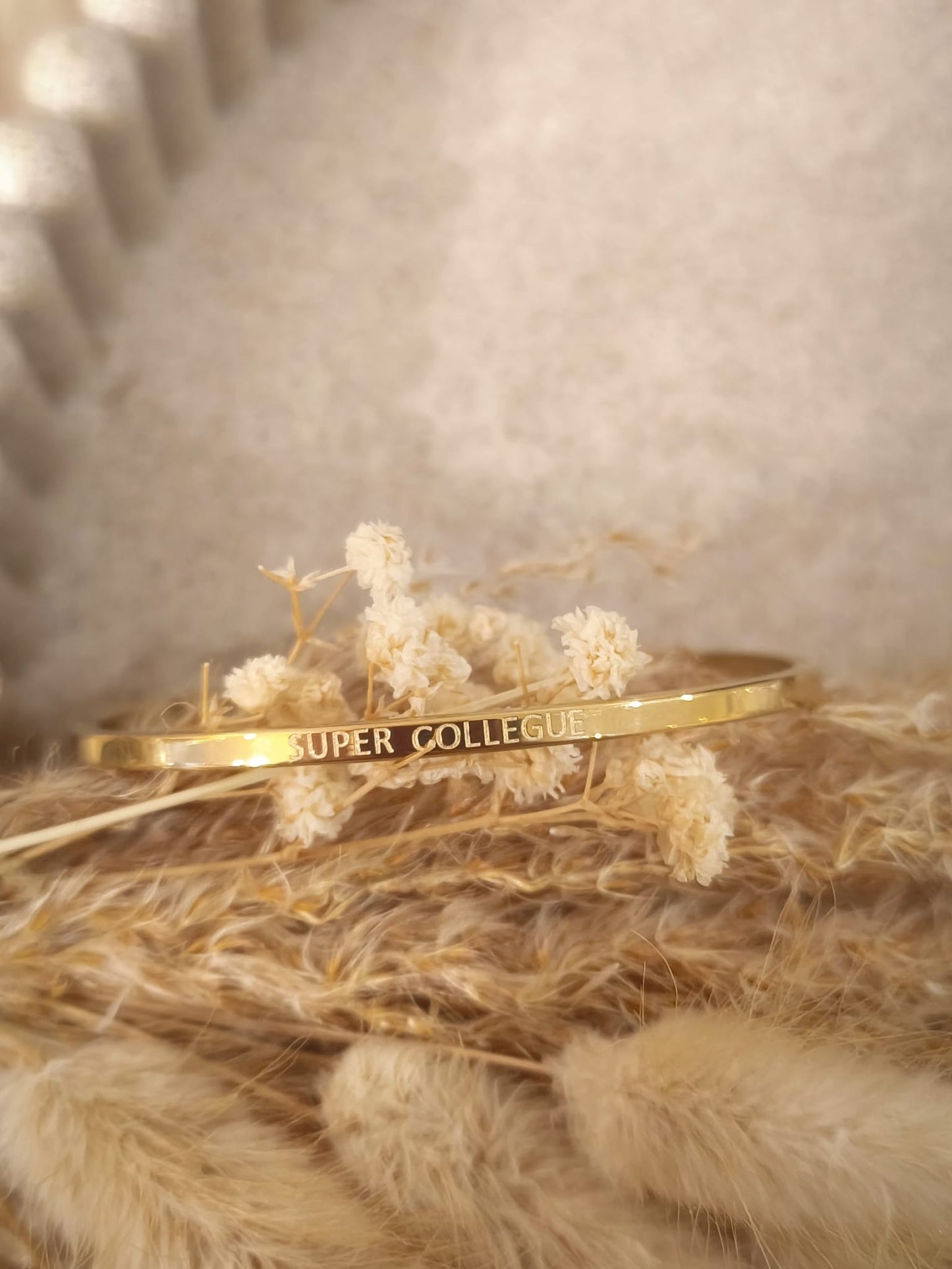 Jonc Super collegue en acier inoxydable