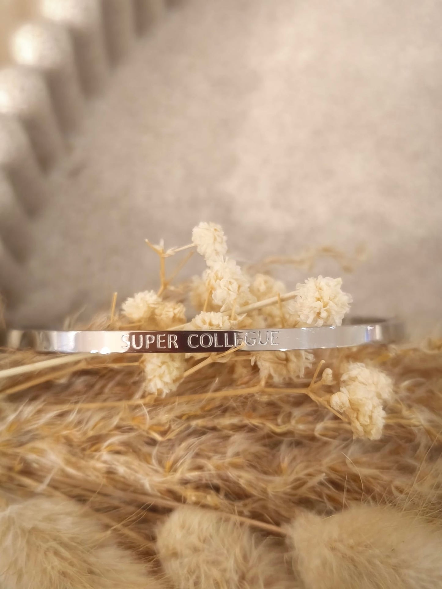 Jonc Super collegue en acier inoxydable