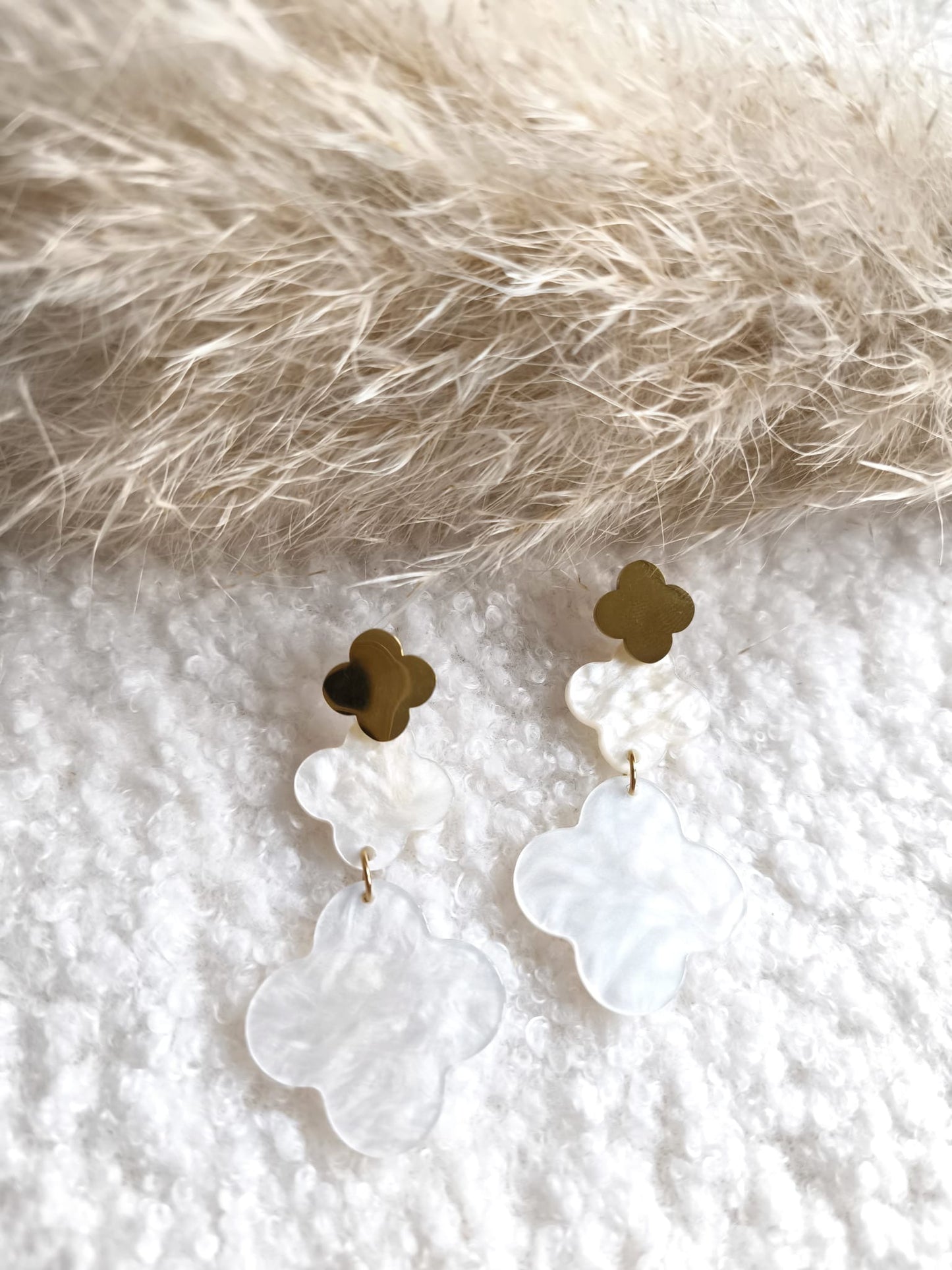 Boucles d'oreilles Maréa en acier inoxydable