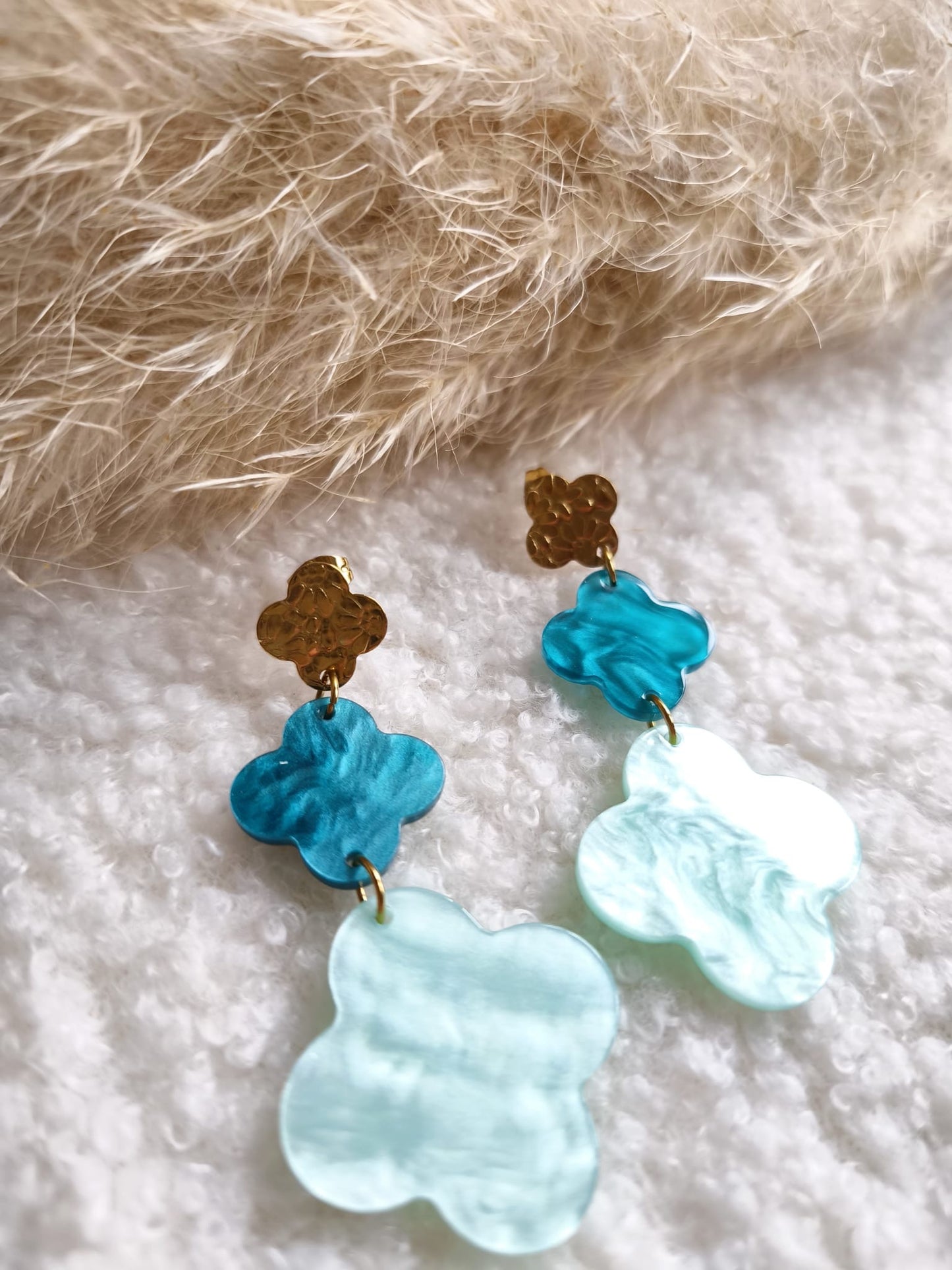 Boucles d'oreilles Maréa en acier inoxydable