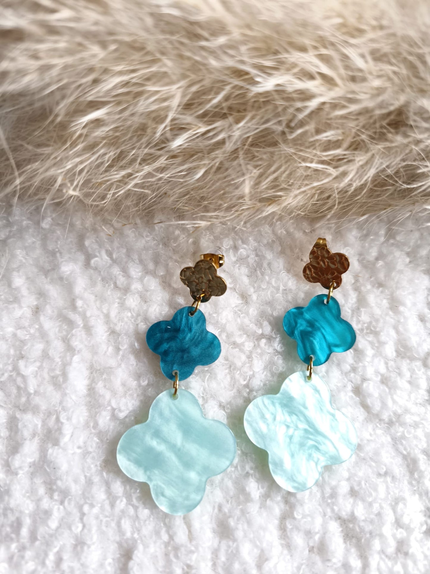 Boucles d'oreilles Maréa en acier inoxydable