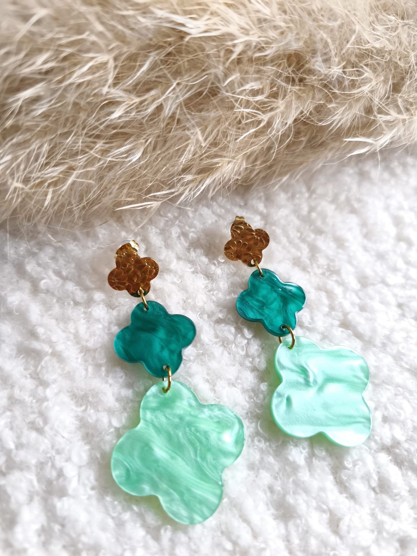 Boucles d'oreilles Maréa en acier inoxydable