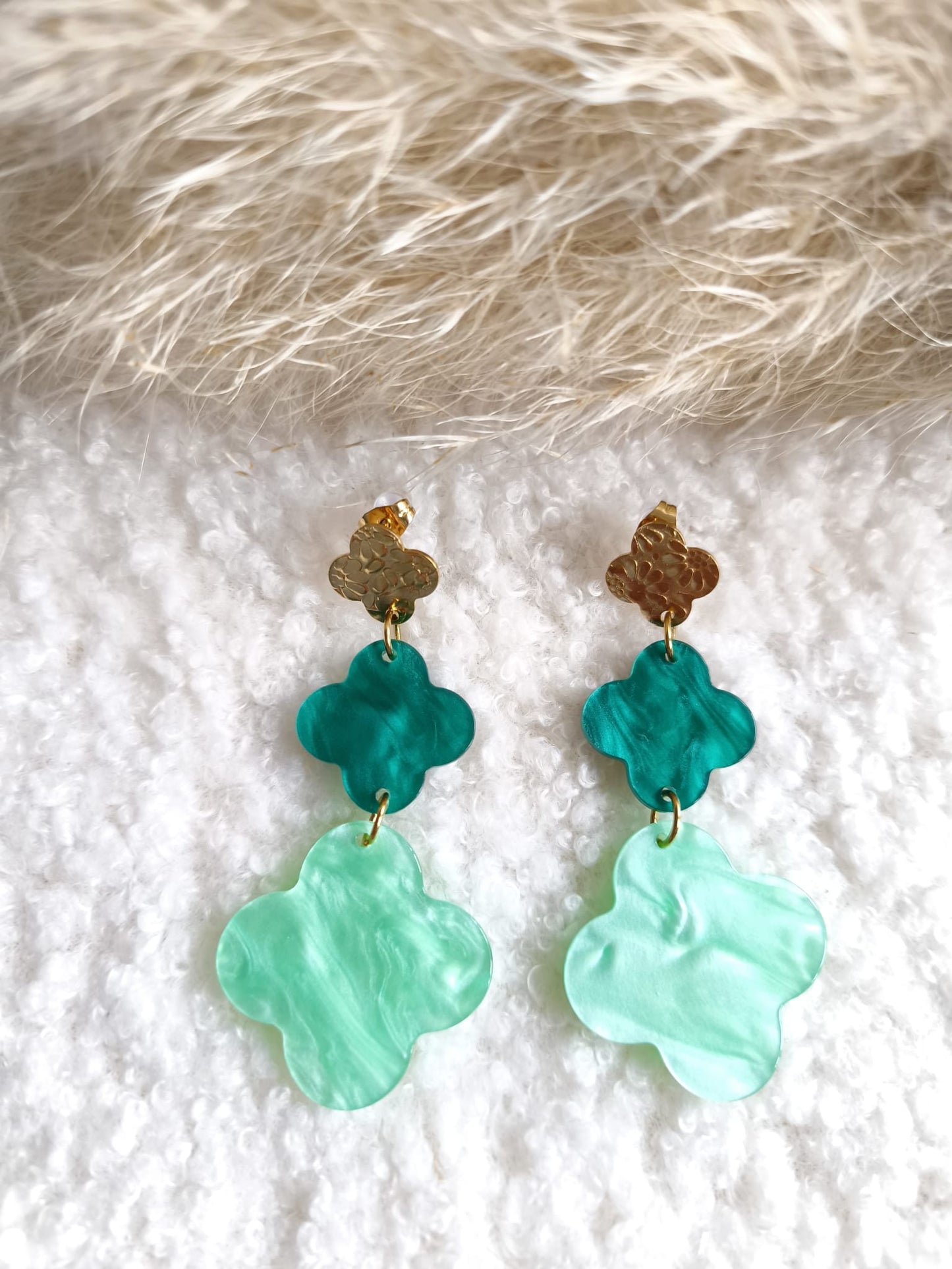 Boucles d'oreilles Maréa en acier inoxydable