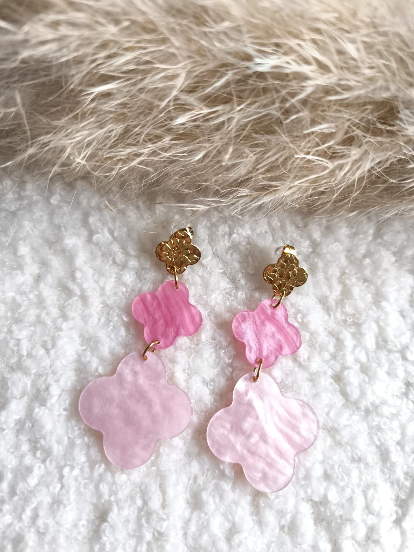 Boucles d'oreilles Maréa en acier inoxydable