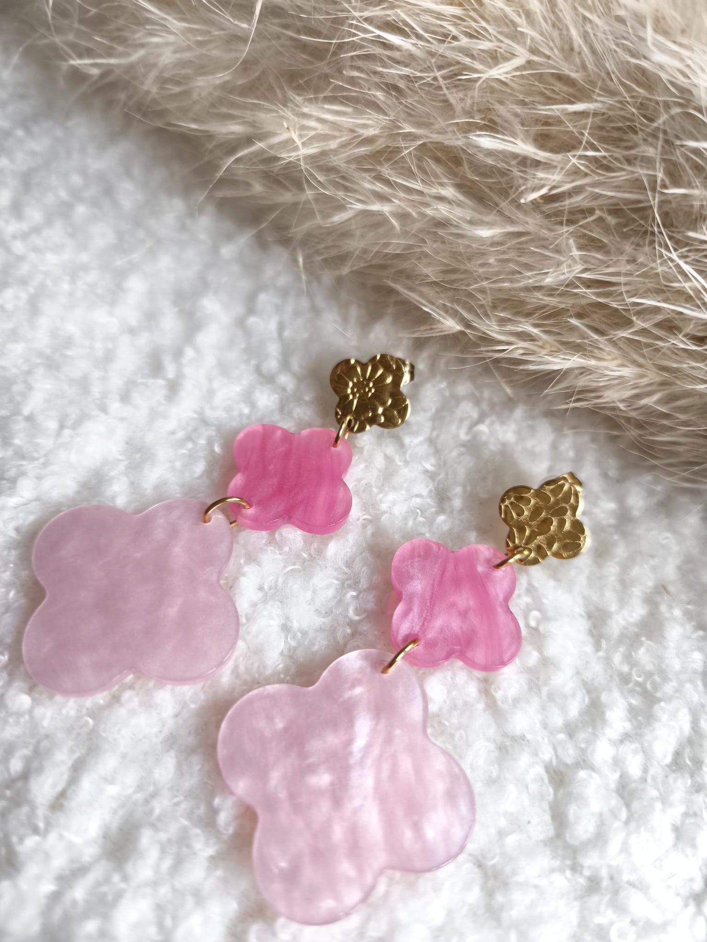 Boucles d'oreilles Maréa en acier inoxydable