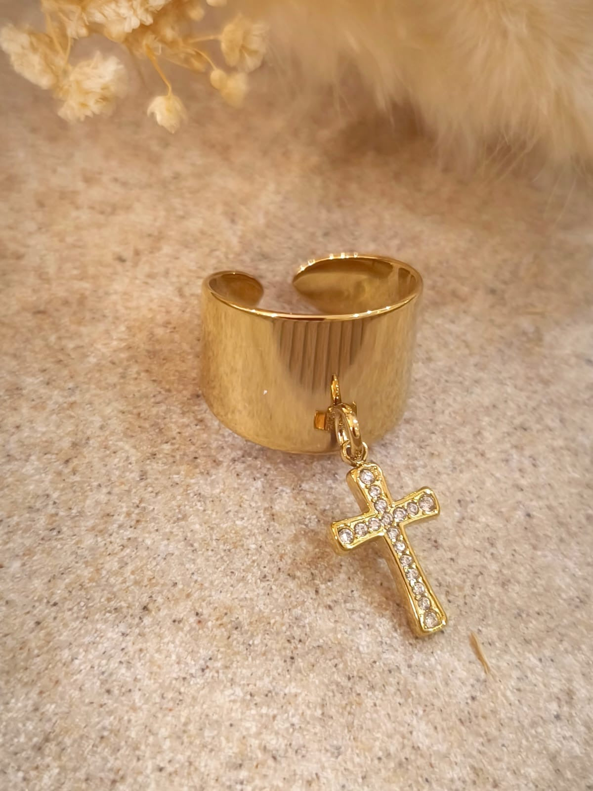 Bague Natasha en acier inoxydable