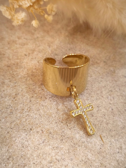 Bague Natasha en acier inoxydable