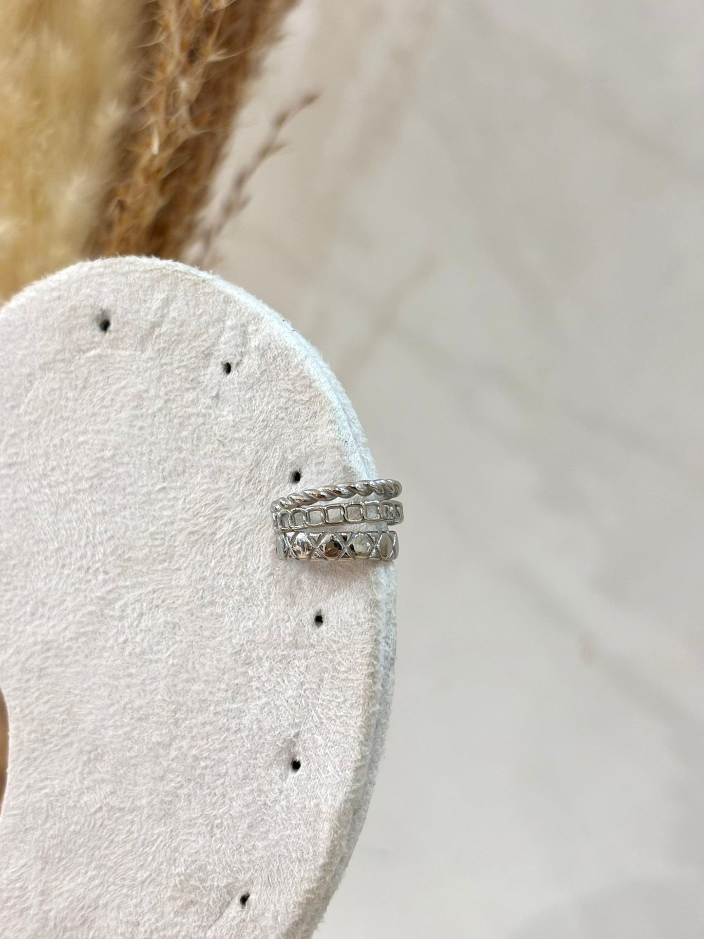 Bijou d'oreille Naelys en acier inoxydable