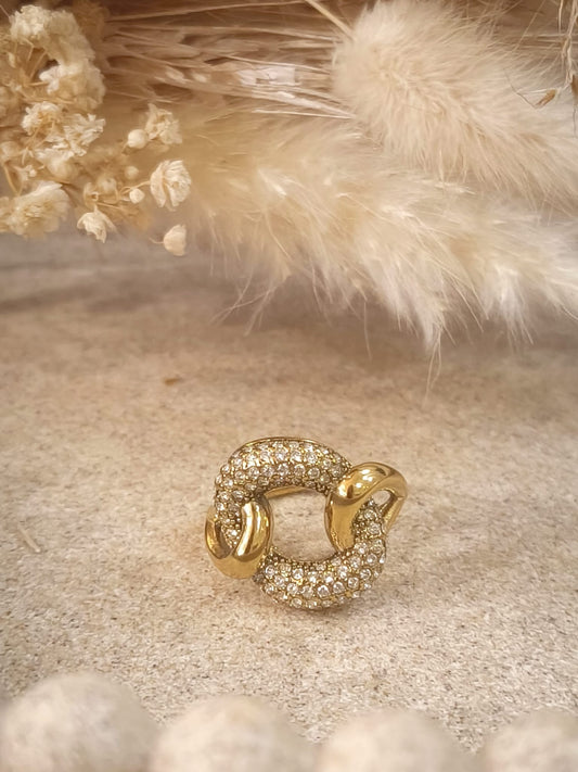 Bague Amelia en acier inoxydable