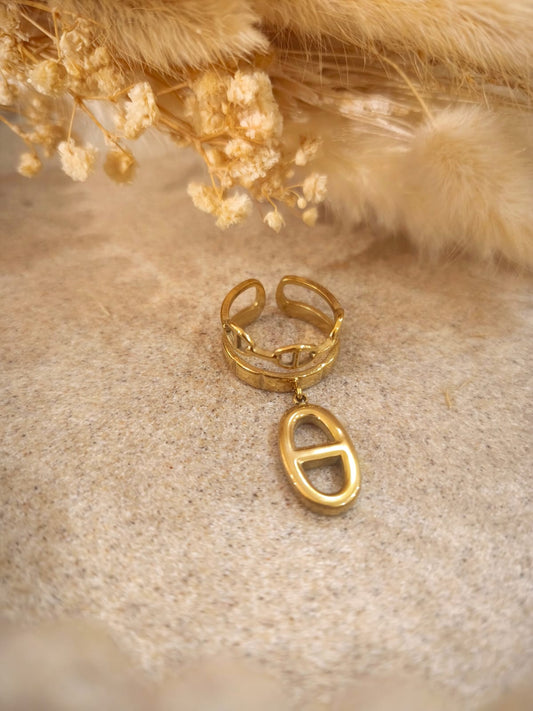 Bague Laure en acier inoxydable