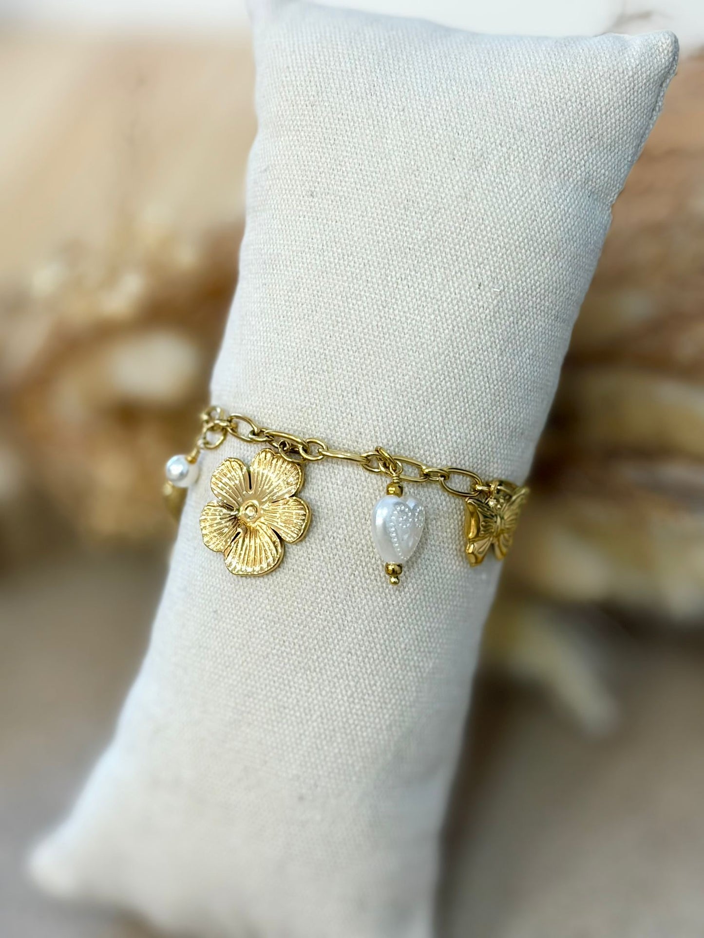 Bracelet Erlys en acier inoxydable