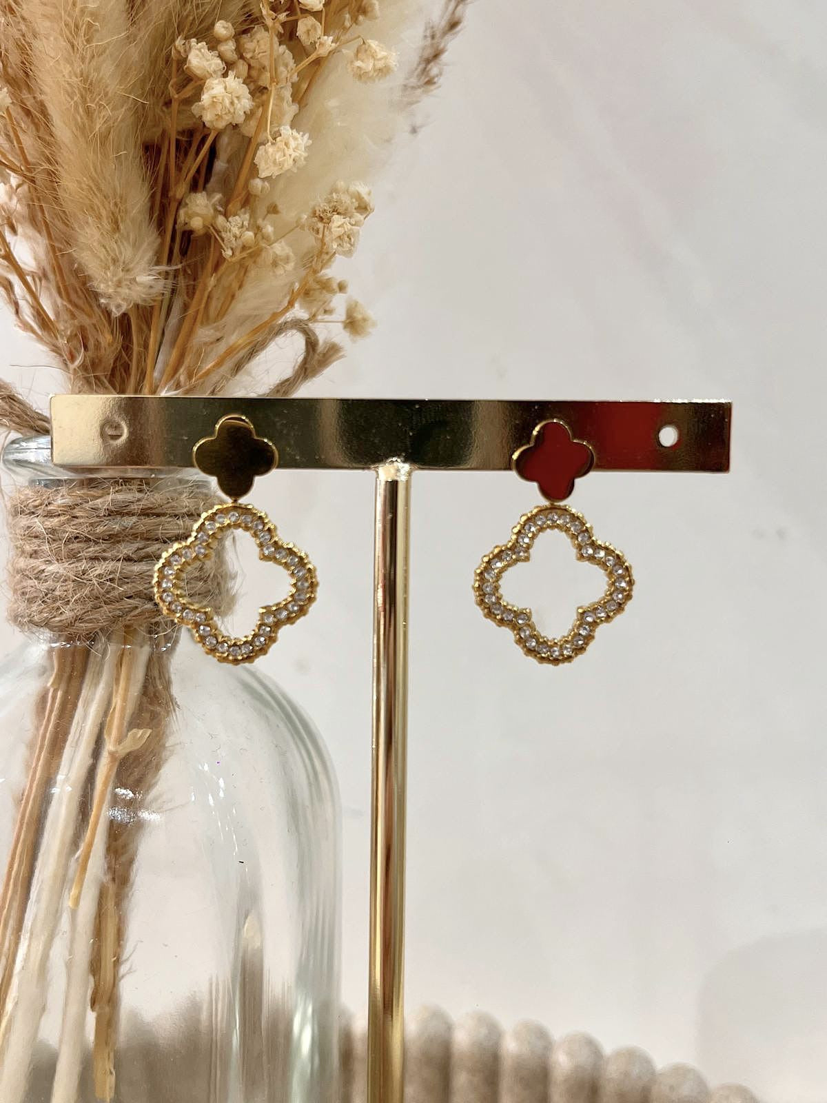 Boucles d'oreilles Soléna en acier inoxydable