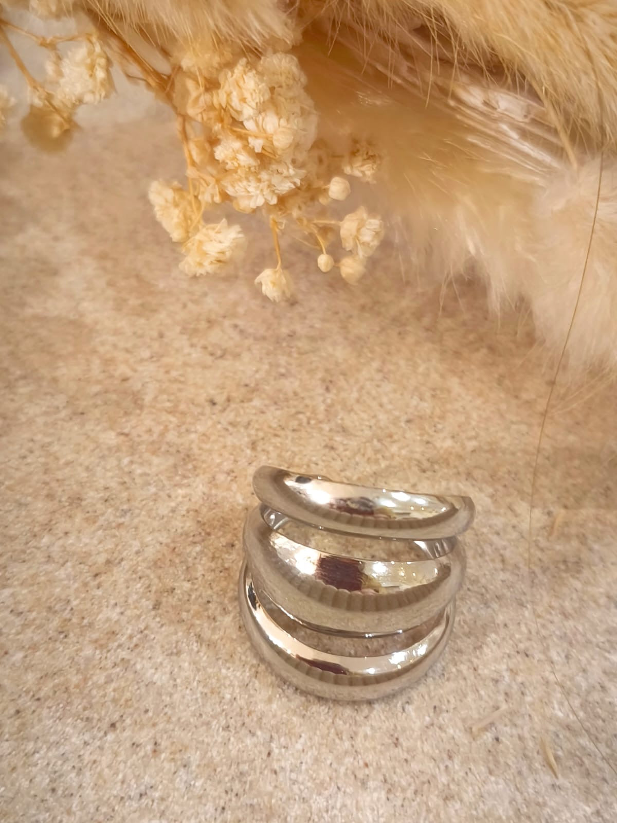 Bague Justine en acier inoxydable