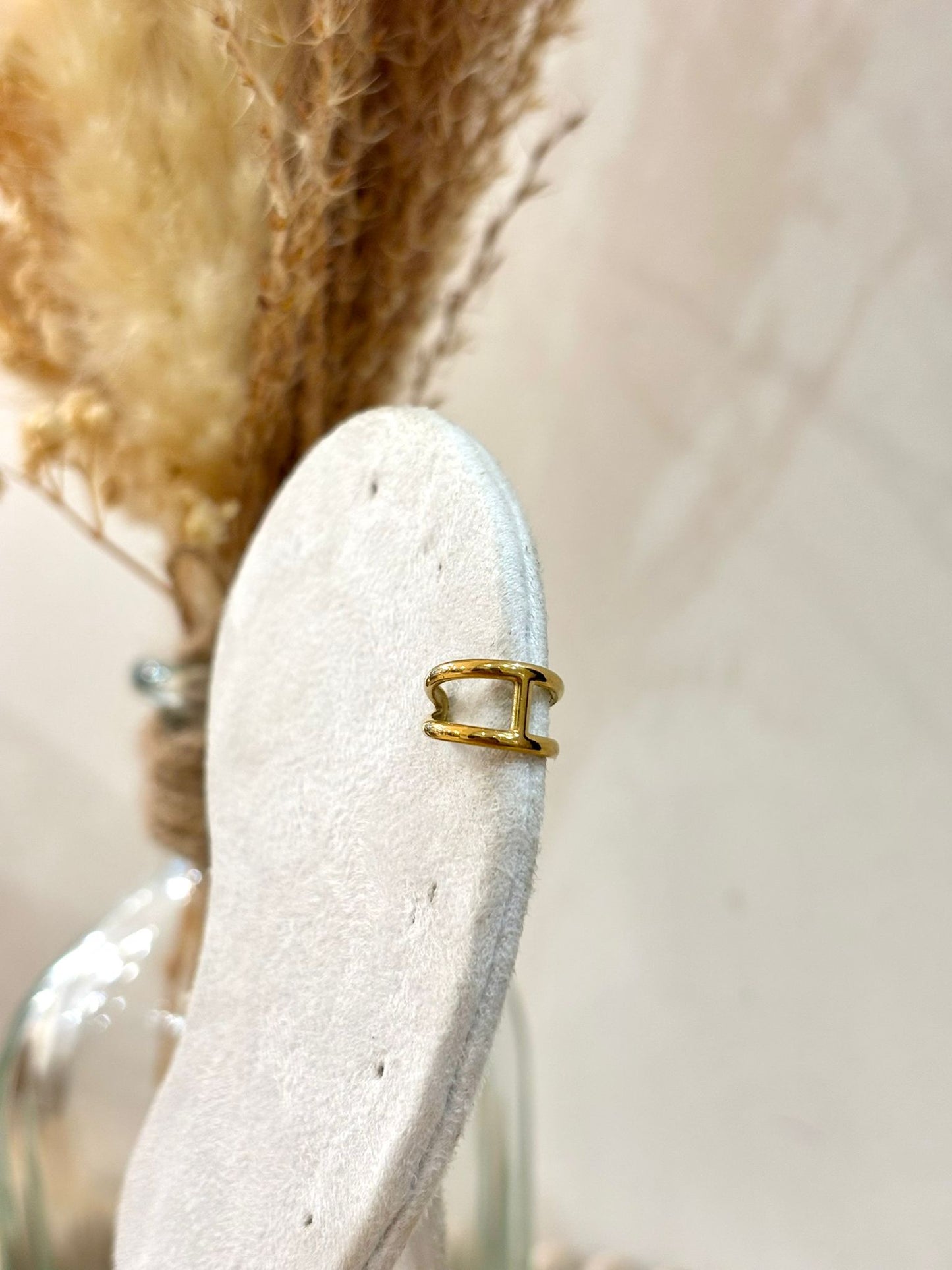 Bijou d'oreille Auralia en acier inoxydable