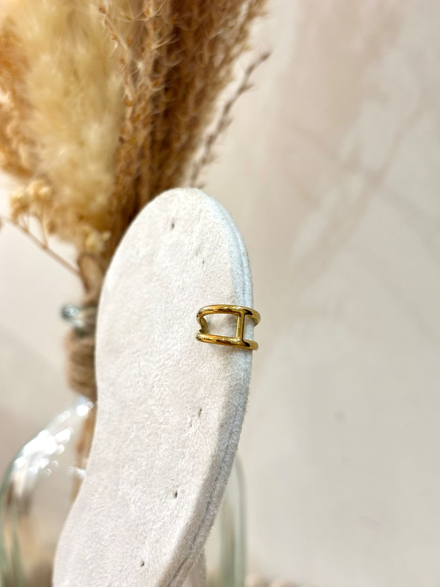 Bijou d'oreille Auralia en acier inoxydable