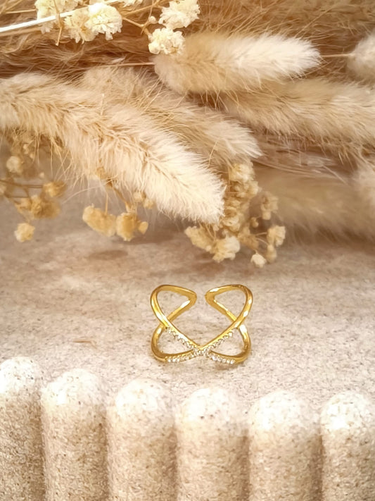 Bague Sofia en acier inoxydable