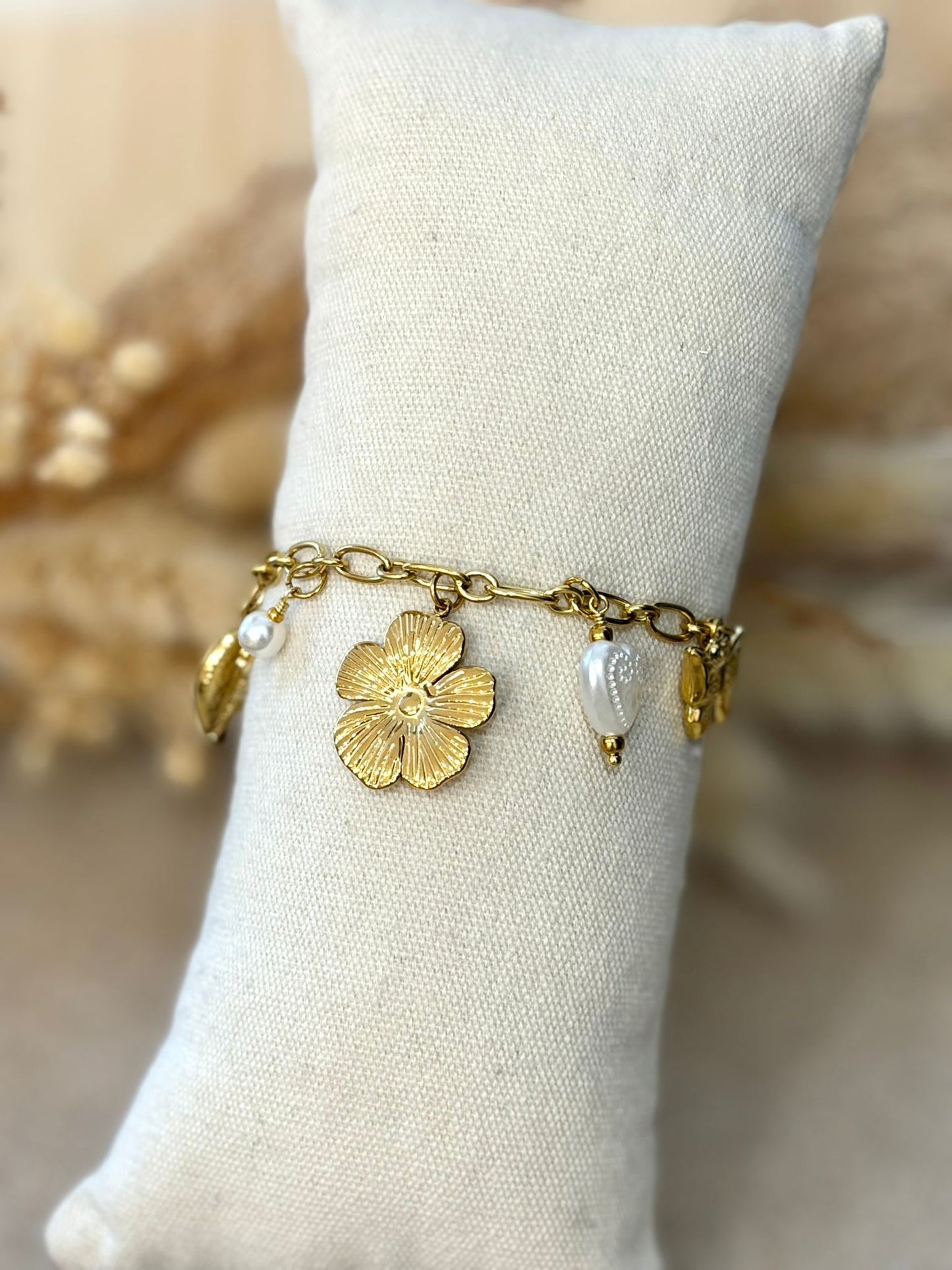 Bracelet Erlys en acier inoxydable