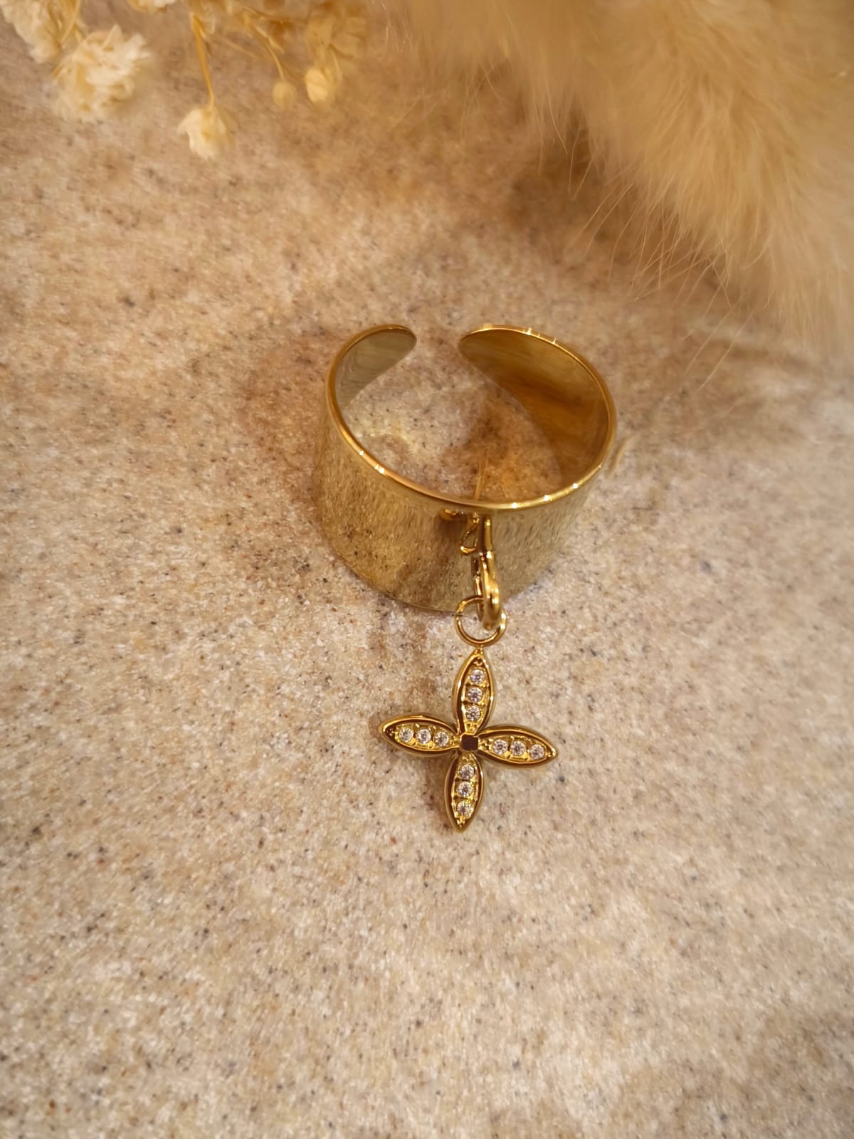 Bague lyana en acier inoxydable