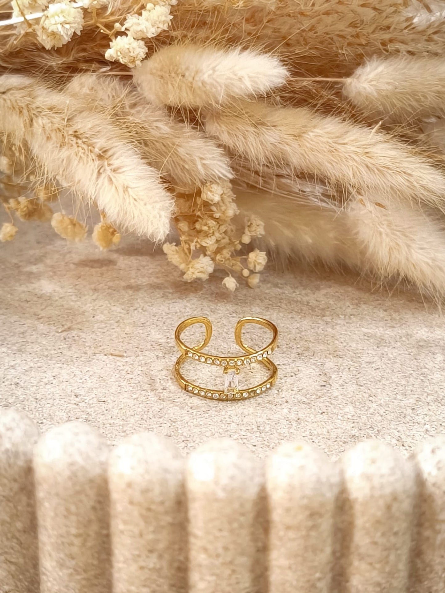 Bague Cécile en acier inoxydable