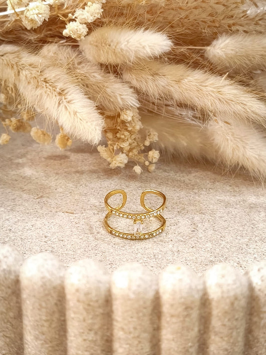 Bague Cécile en acier inoxydable