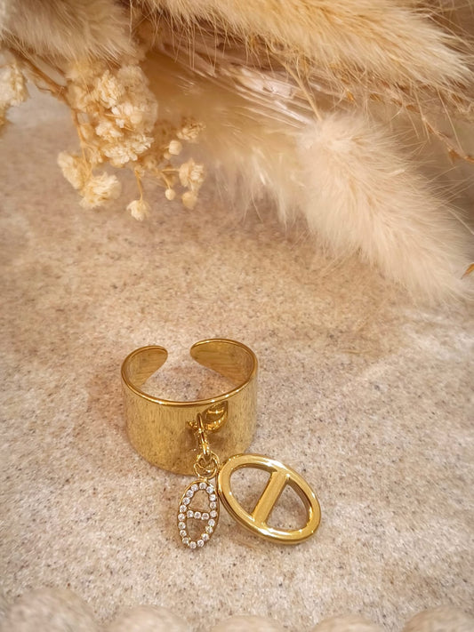 Bague Claire en acier inoxydable